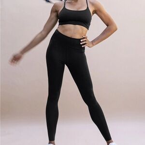 Girlfriend Collective Black FLOAT Seamless High-Rise Leggings